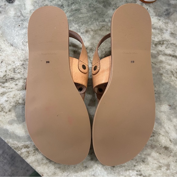 NEW Matisse Starcrossed Naked Beige Leather Brazilian Sandals Size 6 - Picture 6 of 6
